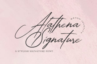 Alathena Signature: A Handwritten Font for Web Design