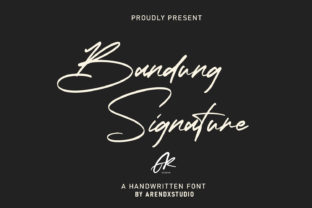 Bandung Signature: A Typeface for Polished Brands