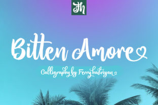 Bitten Amore: A Handwritten Font for Campaigns
