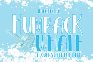 Humback Whale: A Playful Handwritten Font for Makers