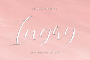 Ingry: A Handwritten Font for Modern Editorial Design