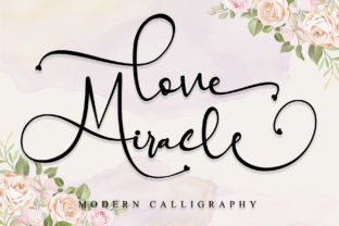 Love Miracle Font Review for Web Design