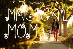 Magical Mom: A Handwritten Font for Editorial Design
