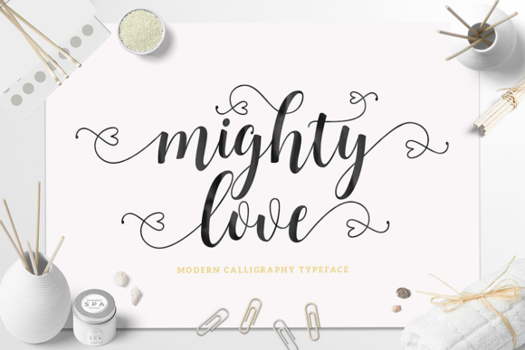 Mighty Love: A Handwritten Font for Modern Web Design