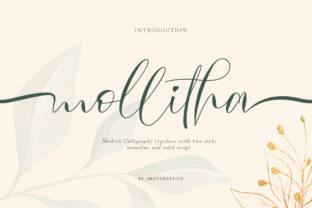 Mollitha: A Modern Script Font for Campaigns