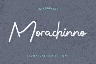 Morachinno: A Graceful Script Font for Editorial Design