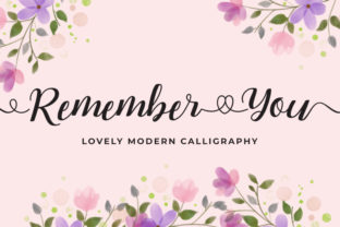 Remember You: A Handwritten Font for Marketers