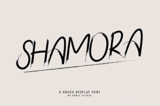 Shamora: A Handwritten Font for Editorial Design