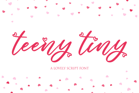 Teeny Tiny: A Romantic Script Font for Makers