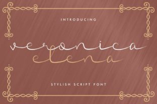 Veronica Elena: A Handwritten Font for Editorial Design