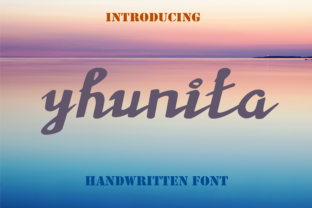 Yhunita: A Handwritten Font for Elegant Branding